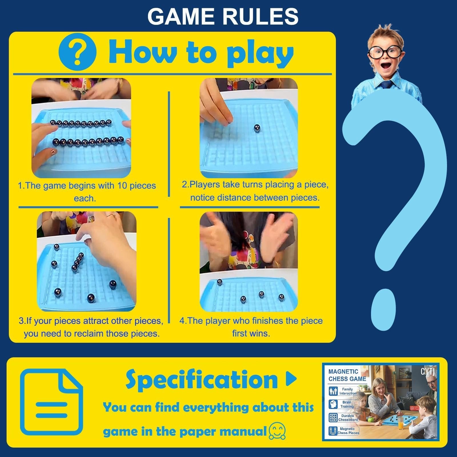 Magnetic MindMaster™ – Entfache packende Spielnächte und schärfe deinen strategischen Verstand