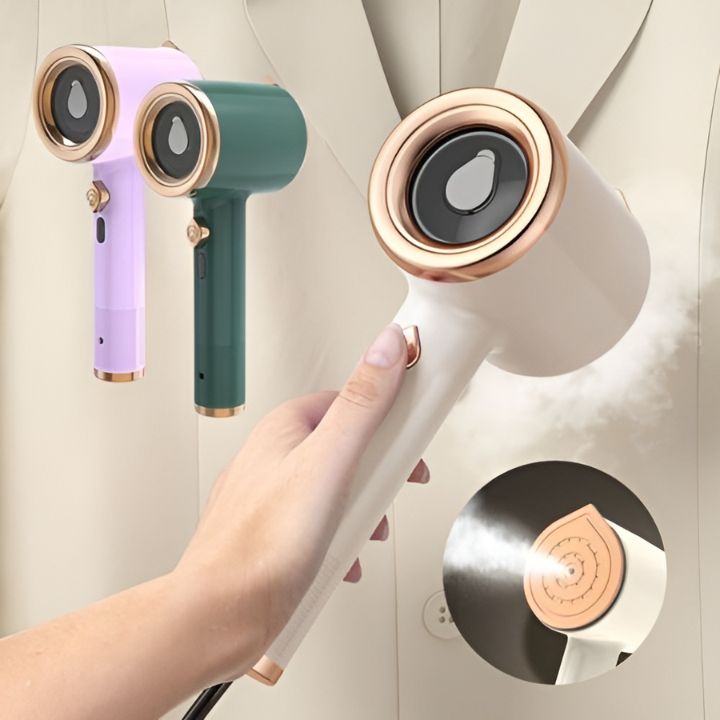 SteamJet™ - Dein tragbarer Hand-Dampfer für faltenfreie Kleidung