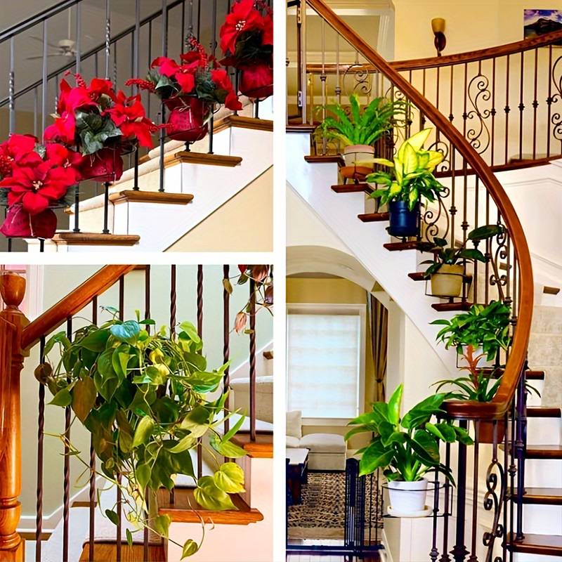 FloatFlora Schwebendes Garten-Geländerregal für Pflanzkästen