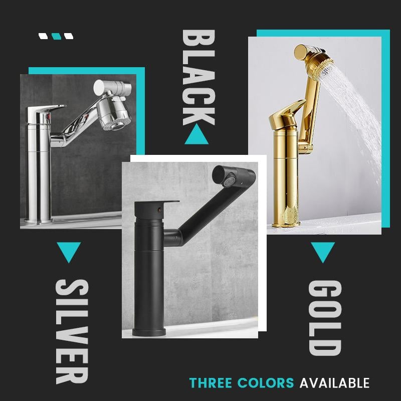 HydroGlide™ 1080 Drehbaren Wasserhahn — Verwandeln Sie Ihr Waschbecken in ein Meisterwerk müheloser Steuerung und reiner Wasserfreude