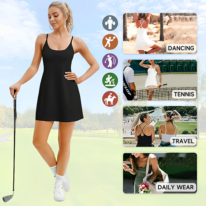 VelaFlow™ Kleid — Bewegungsfreiheit, den ganzen Tag makellos aussehen