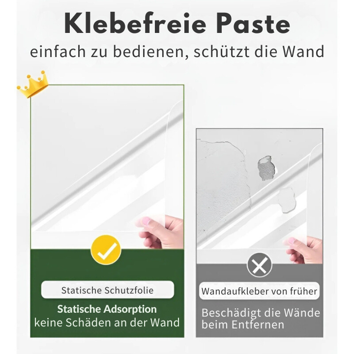 ClearGuard™ — Wände makellos und geschützt halten, ohne einen Finger zu rühren