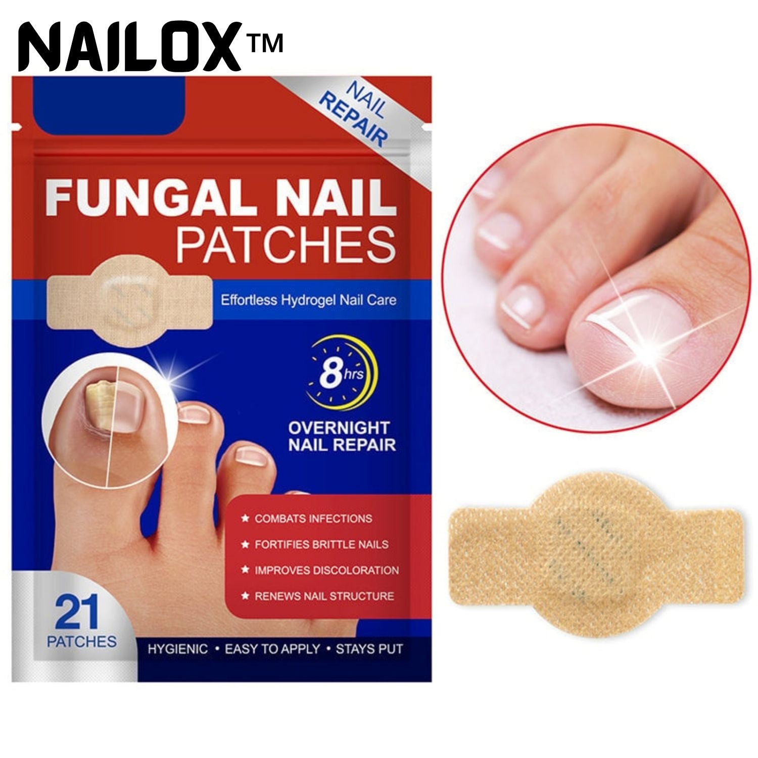 1+1 Gratis | Nailox™ – Klare, gesunde Nägel mit diskreter Pflege den ganzen Tag