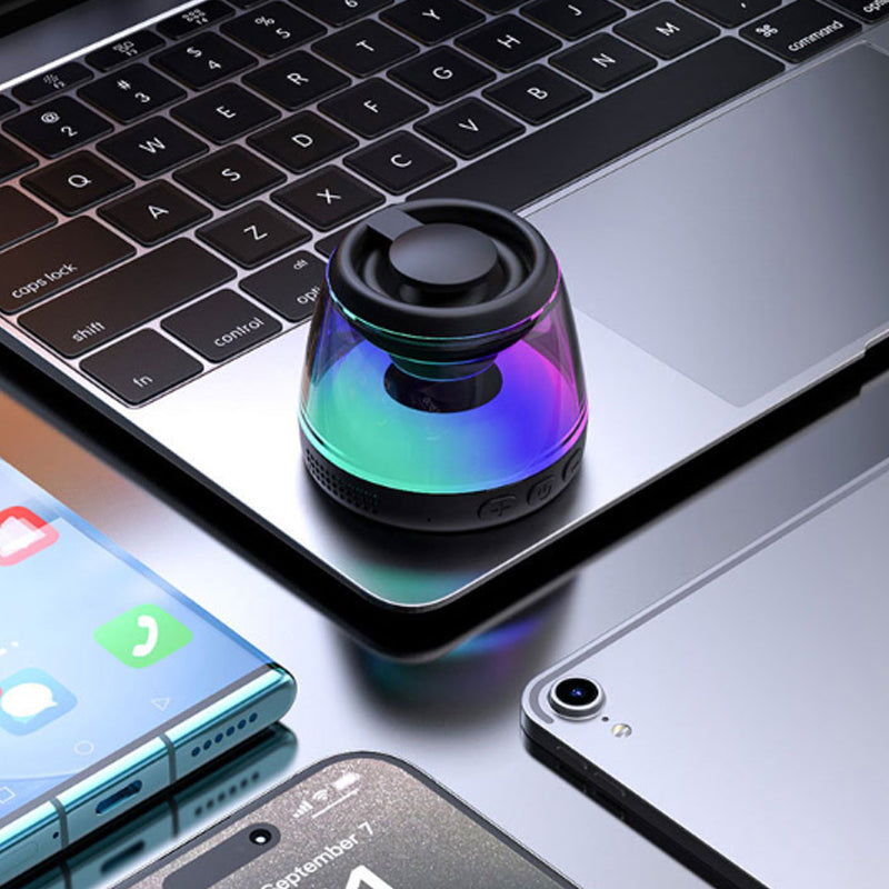 MagniSound™ - Magnetischer Mini-Bluetooth-Lautsprecher mit RGB-Licht