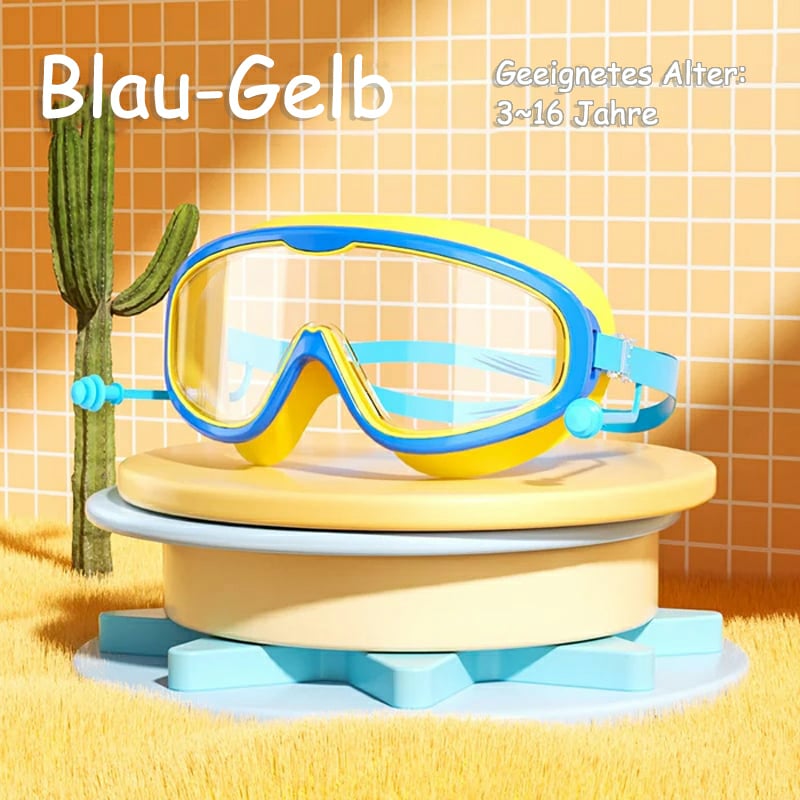 Kinder Schwimmbrille | HD-Panorama Sicht | UV-Schutz & Beschlagfrei