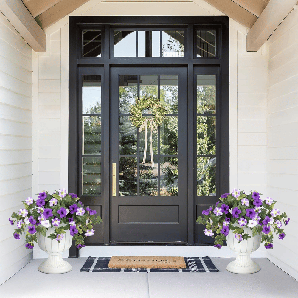 1+1 GRATIS | Künstliche Frühlings-Petunien aus Seide – Perfekt für ruhige Wohnakzente