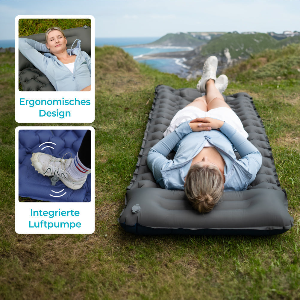 Ultraleichte & kompakte Isomatte - perfekt für unterwegs