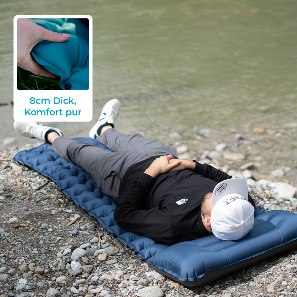 Ultraleichte & kompakte Isomatte - perfekt für unterwegs