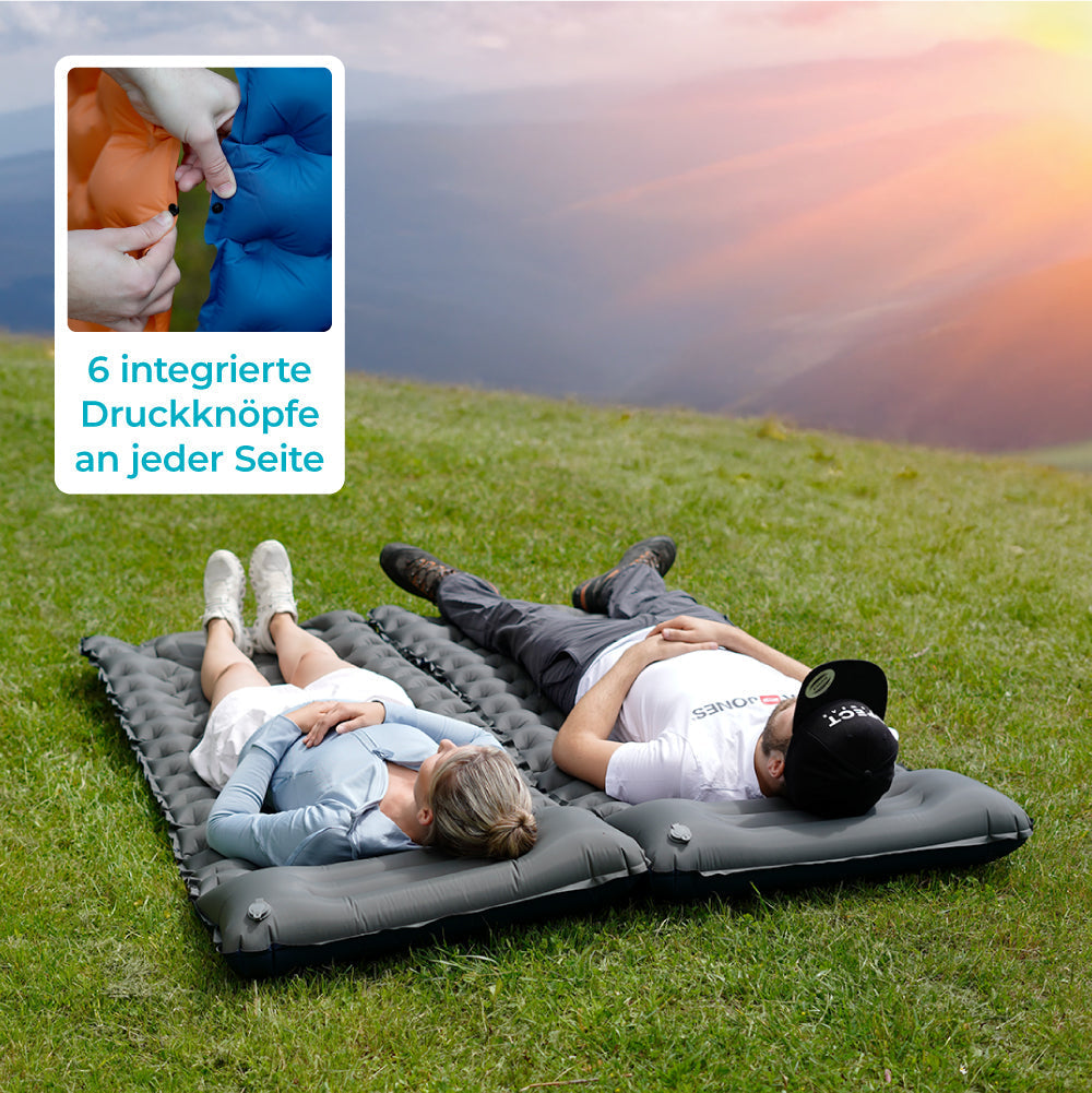 Ultraleichte & kompakte Isomatte - perfekt für unterwegs