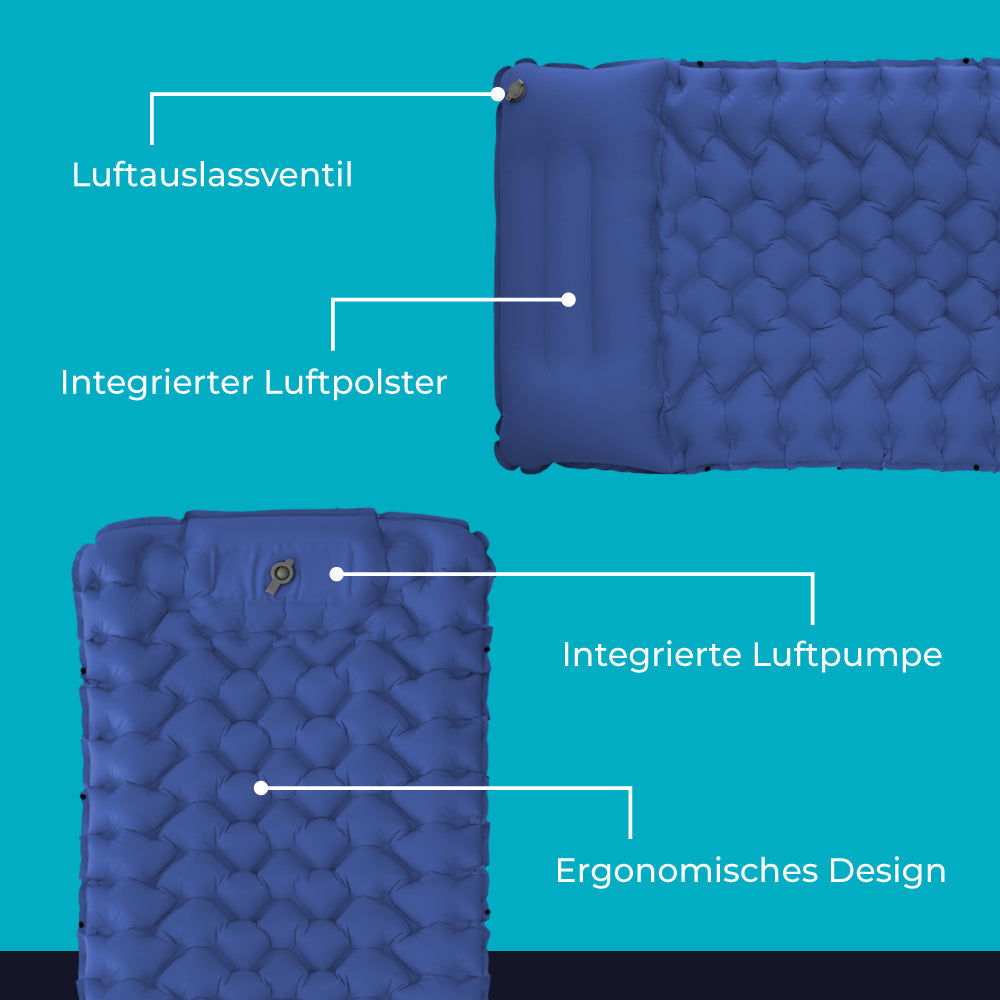 Ultraleichte & kompakte Isomatte - perfekt für unterwegs