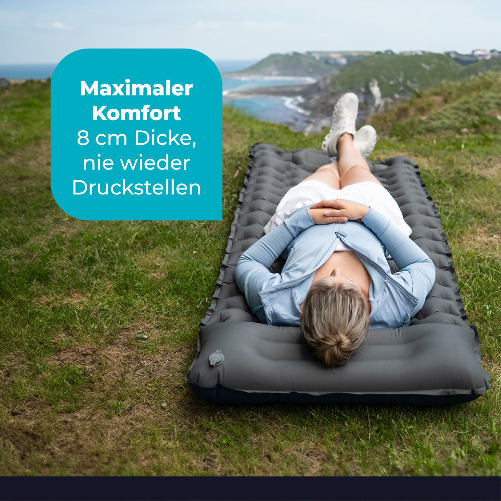 Ultraleichte & kompakte Isomatte - perfekt für unterwegs