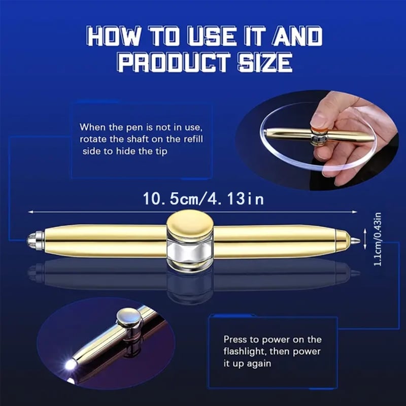 NovaSpin™ Trifecta Stift — Beruhigen Sie Ihren Geist, Konzentrieren Sie sich wie nie zuvor, Schreiben Sie luxuriös