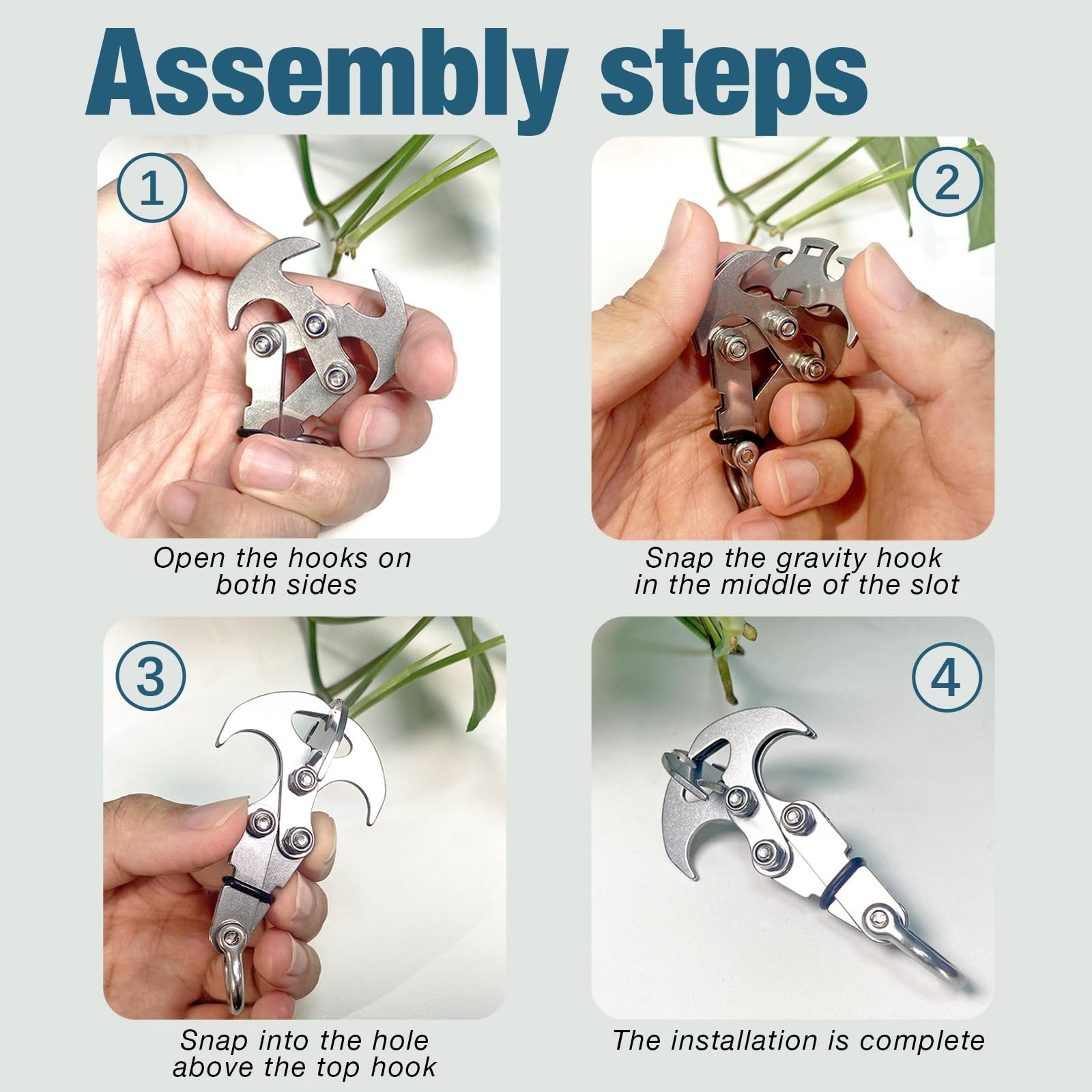 Hookster⢠- Ersatz fĂźr mehrere Werkzeuge â mit einem einzigen, robusten Haken