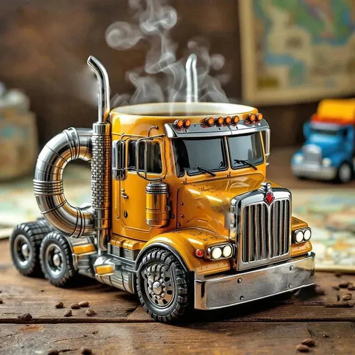 RoadBrew™ - Die unverzichtbare Semi-Truck-Kaffeetasse für Fahrer