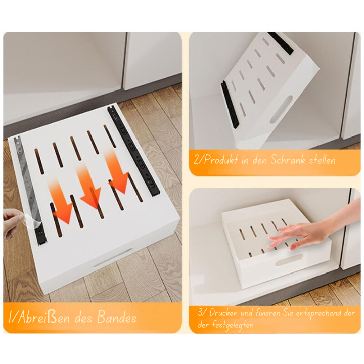 GlideNest™ Organizer – Maximiert Ihren Stauraum in der Küche