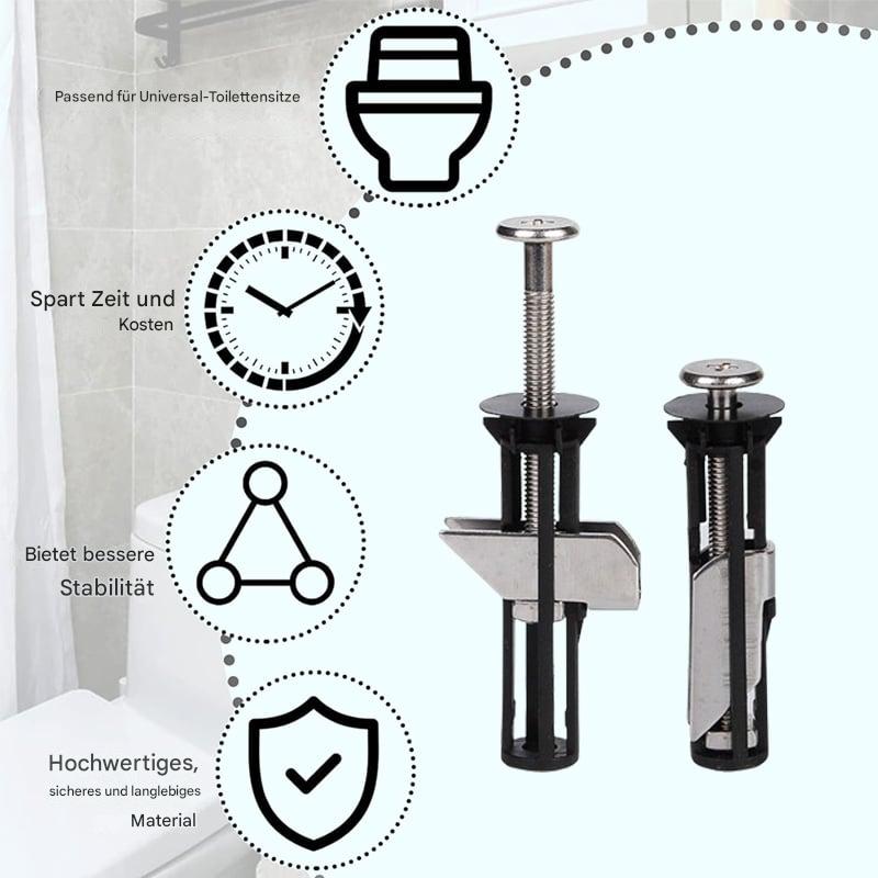 5+5 Gratis | TightBolt™ Halten Sie Ihren Toilettensitz fest und leise