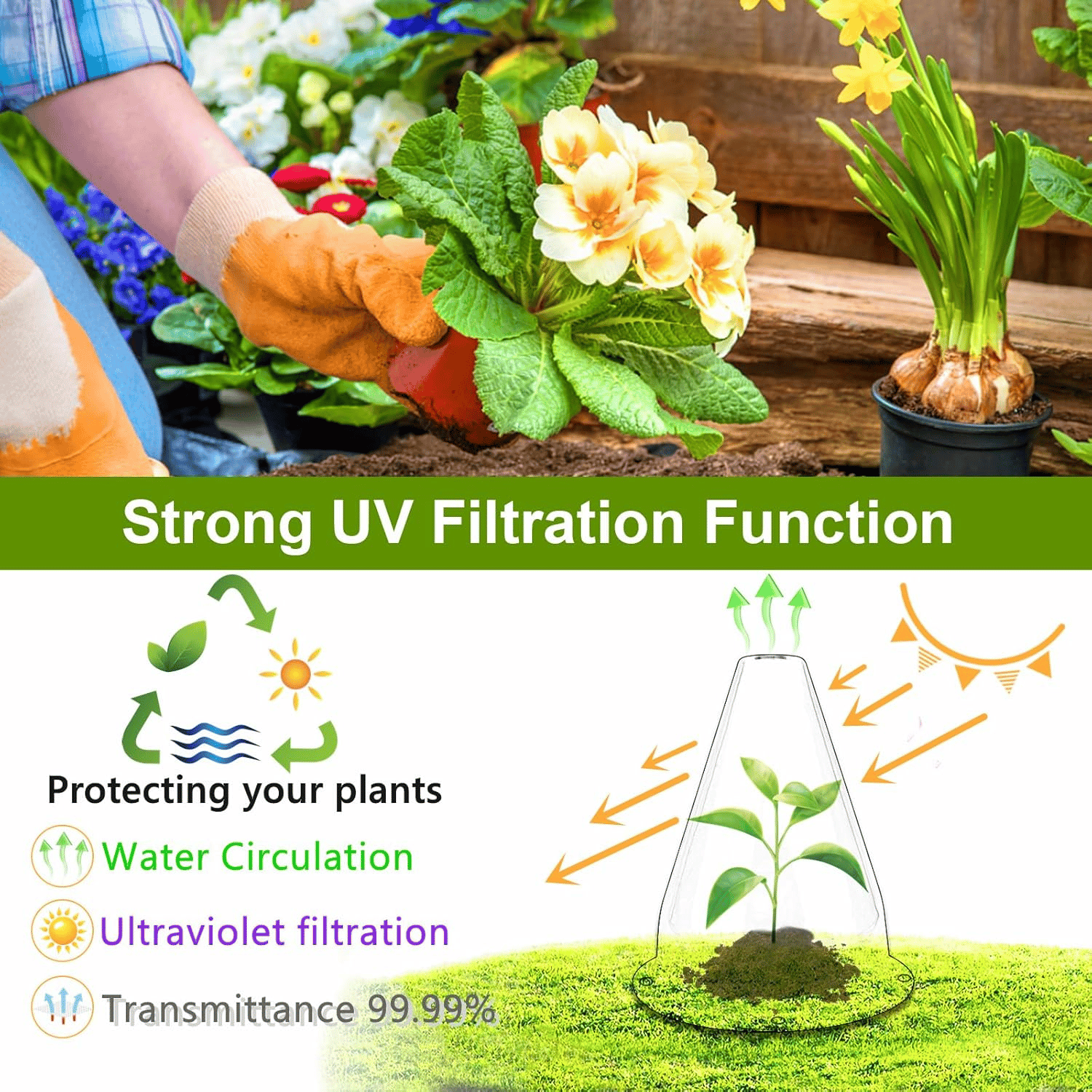 PlantShield™ - Garten-Gewächshaus-Pflanzenabdeckungen (10 Stück/Set)