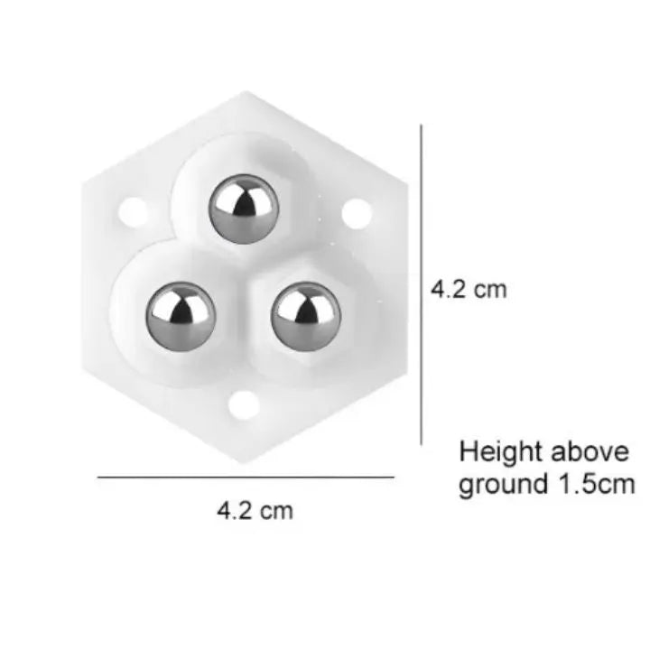 1+1 GRATIS | GlidePro™ 360 Rollen – Mühelose, geräuschlose Bewegungen, die Ihre Böden schützen und Ihren Raum freimachen