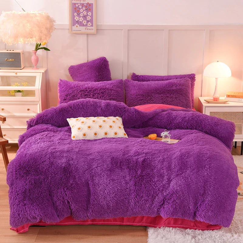 5-teiliges Teddy™ | Flauschiges Fleece-Bettwäscheset