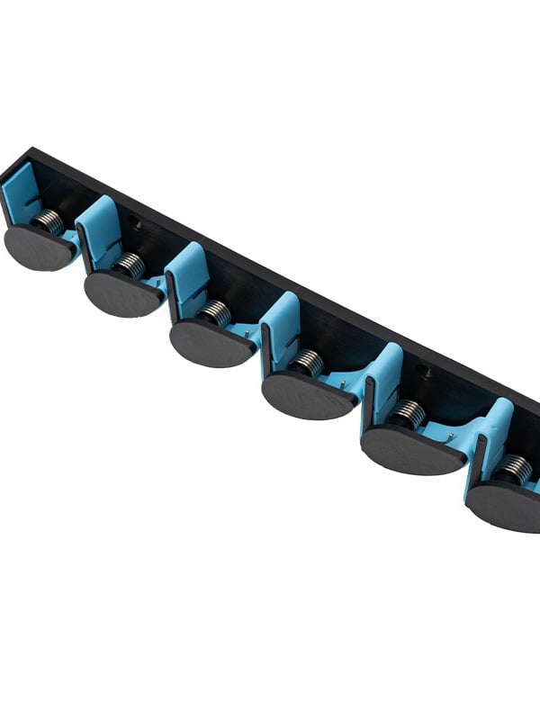 Platzsparender wand-rutenhalter