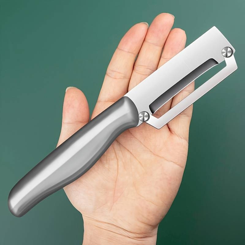 Scharfer Gemüseschäler aus Edelstahl – Für Kürbis, Karotten & sogar Ananas geeignet