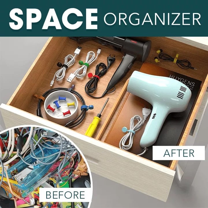 Snap-On Magnetische Kabelbinder – Für Kabel, Schlüssel, Fotos & mehr