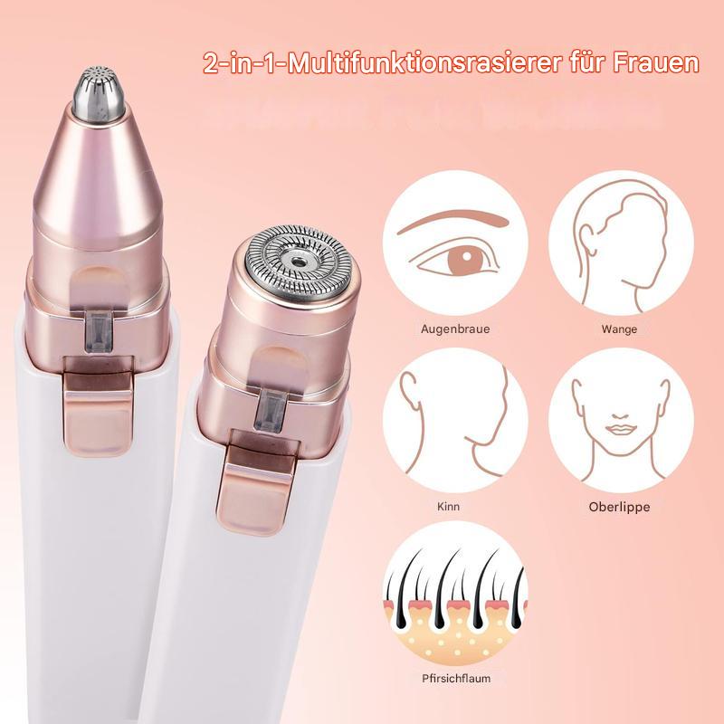Gleamix™ - 2-in-1 Damen Augenbrauen- und Gesichtsbehaarung Entfernungsgerät