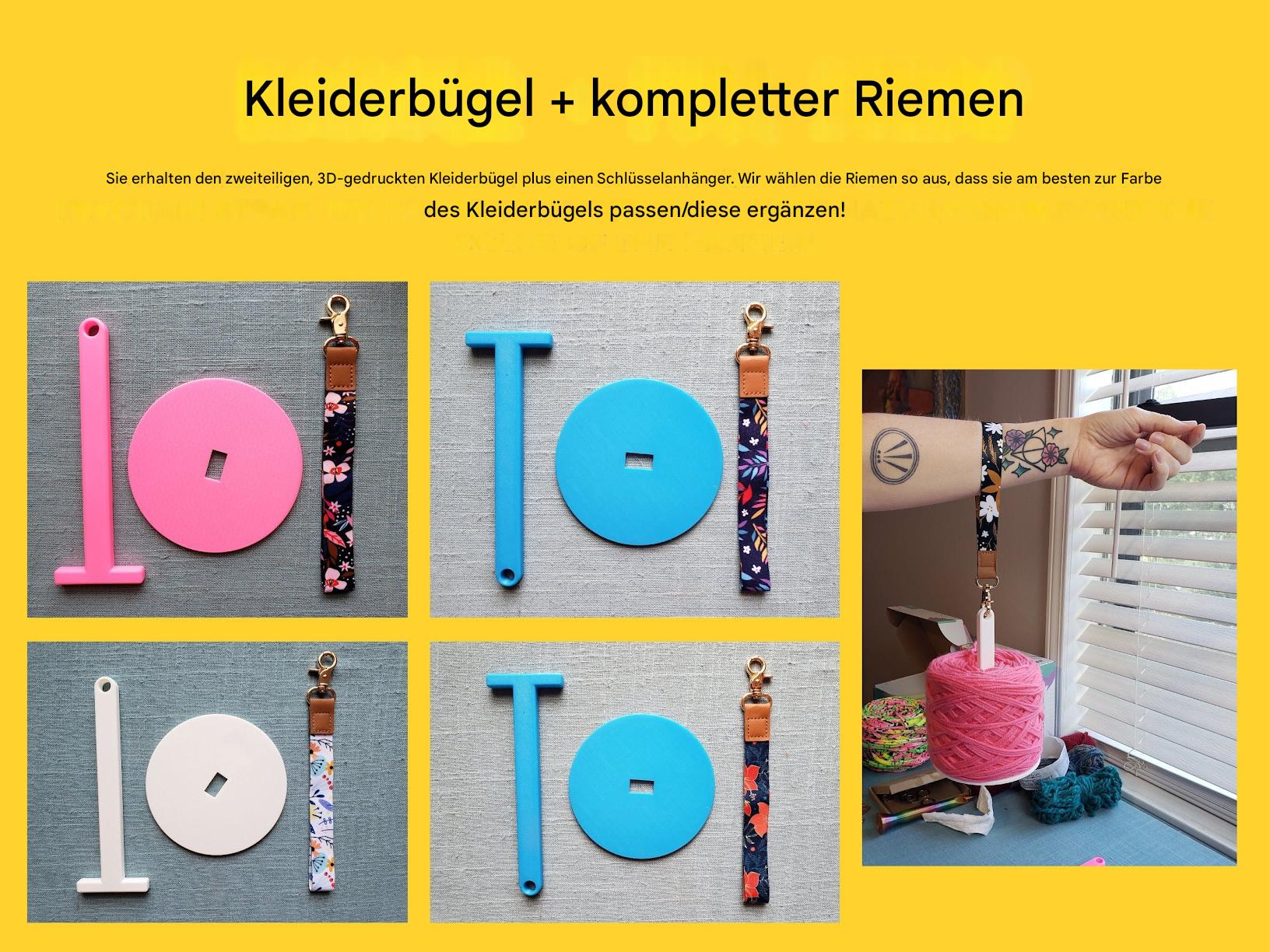 YarnMate™ - Der Begleiter am Handgelenk zum unterbrechungsfreien Stricken und Häkeln