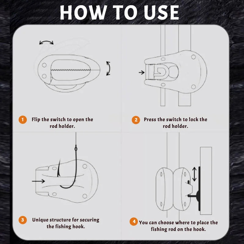 2+2 GRATIS | RodGrip™ — Halten Sie Ihre Ruten sicher, verhedderungsfrei und fischbereit