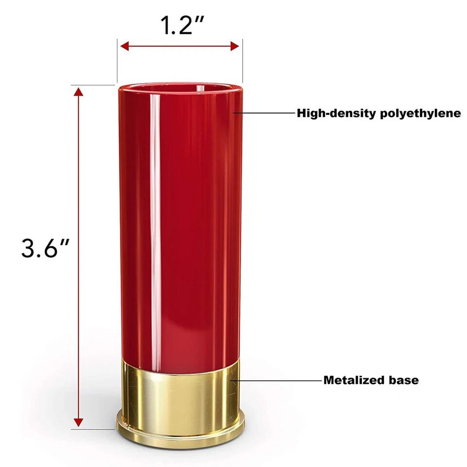 Blastware™ - Schnapsgläser mit 12 Gauge, 4er-Set