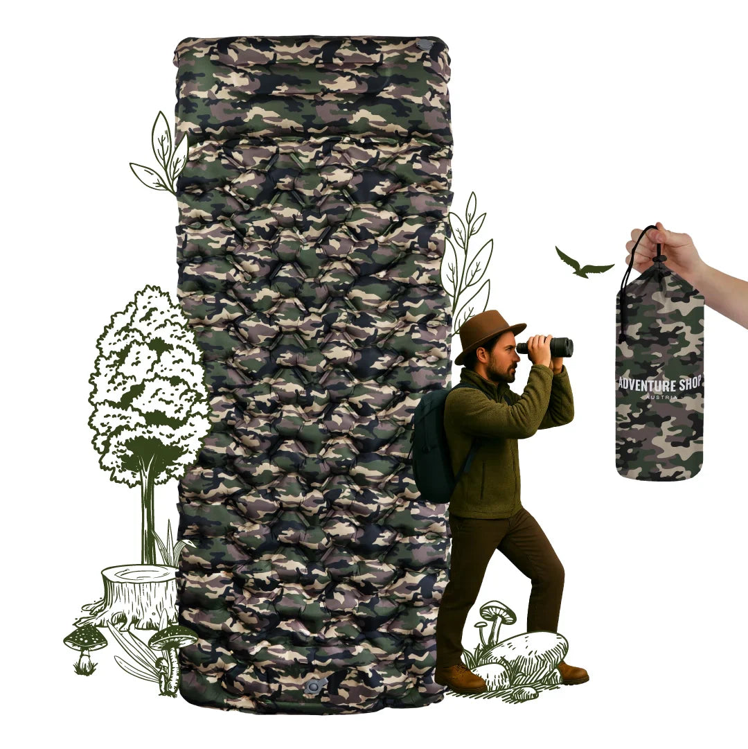 Ultraleichte & kompakte Isomatte - perfekt für unterwegs