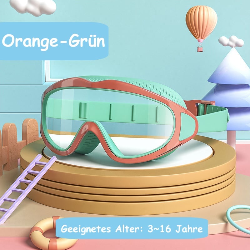 Kinder Schwimmbrille | HD-Panorama Sicht | UV-Schutz & Beschlagfrei