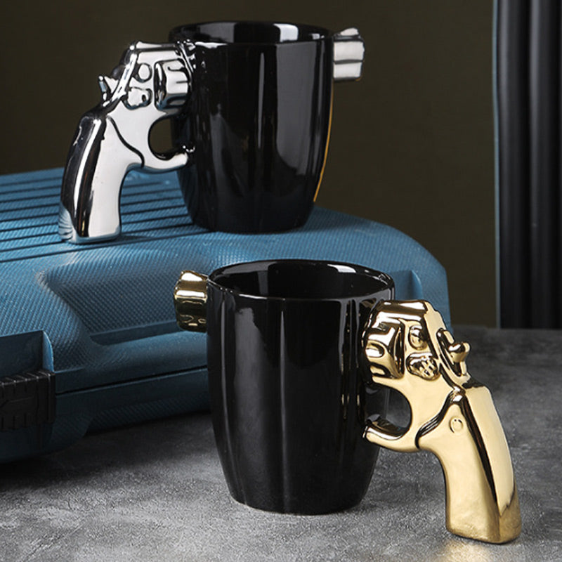 GunMug™ | Kreative Neuheit Kaffeetasse mit Revolvergriff
