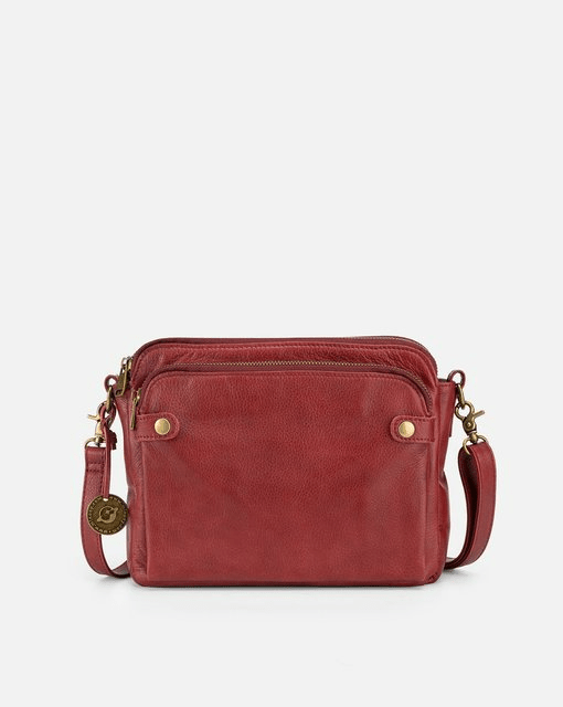 Clara - Elegante Leder Crossbody Tasche mit verstellbarem Riemen