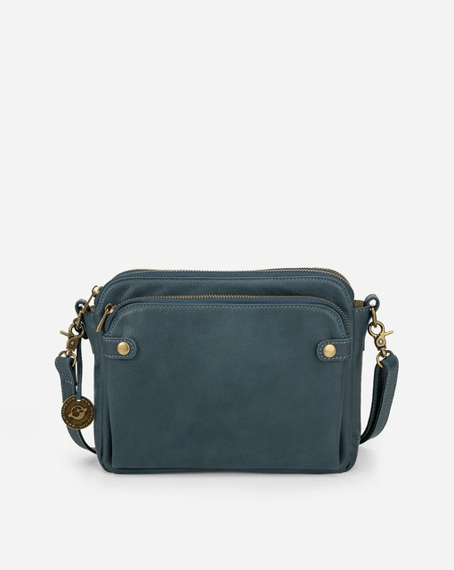 Clara - Elegante Leder Crossbody Tasche mit verstellbarem Riemen