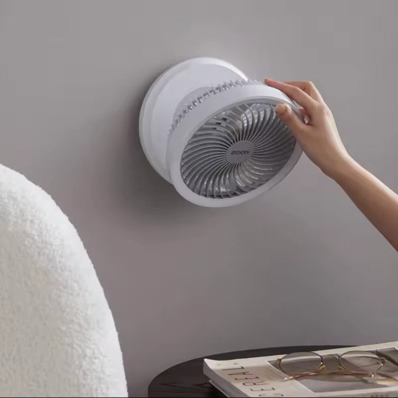 2-in-1 Ventilator für Wand & Tisch – Leise, platzsparend & leistungsstark