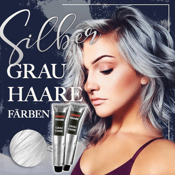 Haarfarbe SilberGlanz | Grauabdeckung | Langanhaltend | Pflegend | 1+1 Gratis