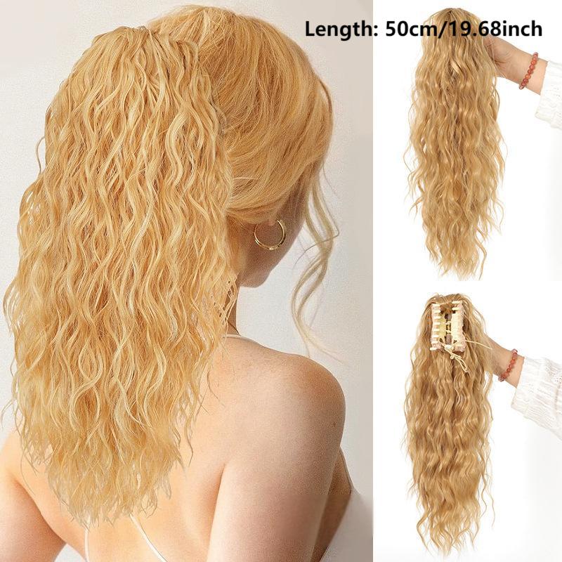 Haarverlängerung | Lockiger Pferdeschwanzaufsatz