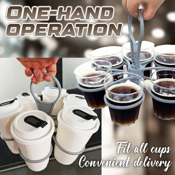 1+1 GRATIS | Faltbarer Getränkehalter™ — Trage 6 Getränke auslaufsicher mit einer Hand