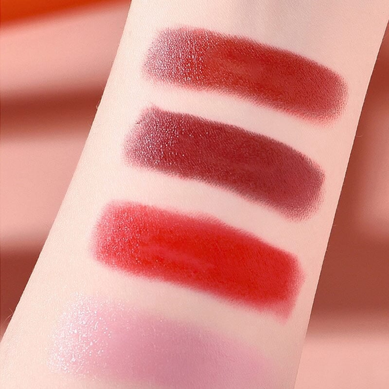 GlossBag™ - Samt-Matte Lippenstift-Set mit Kettenbeutel