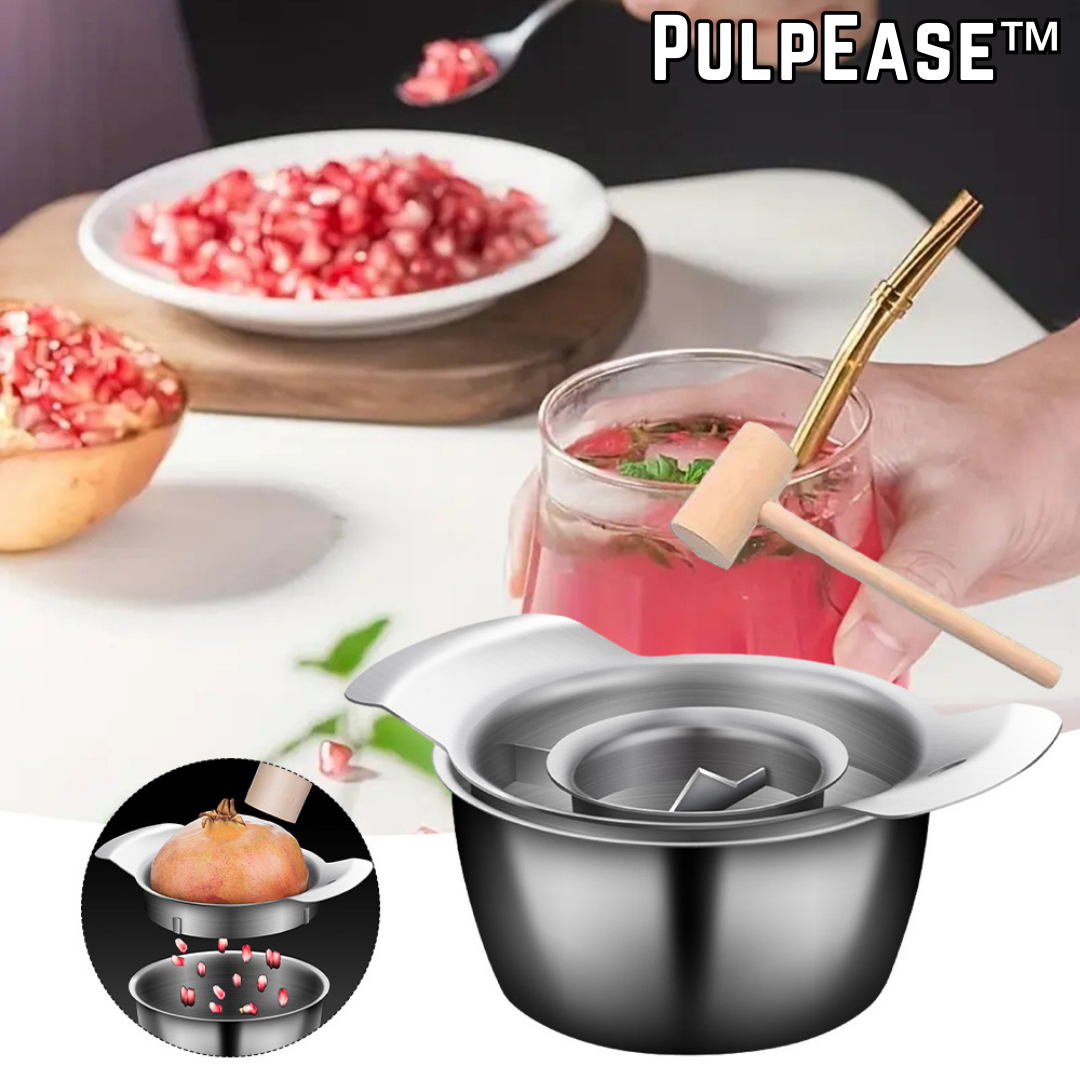PulpEase™ – Mühelose Granatapfelperfektion ohne Kleckern