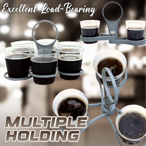 1+1 GRATIS | Faltbarer Getränkehalter™ — Trage 6 Getränke auslaufsicher mit einer Hand