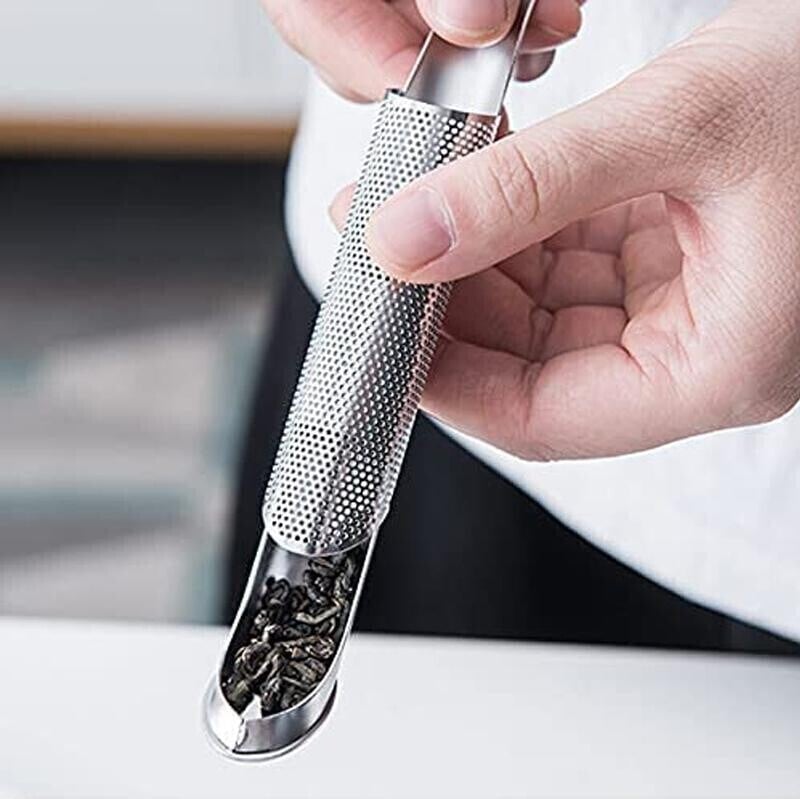 2+1 GRATIS | Hochwertiges Teesieb aus Edelstahl – Für losen Tee, Kräuteraufgüsse & Gewürze