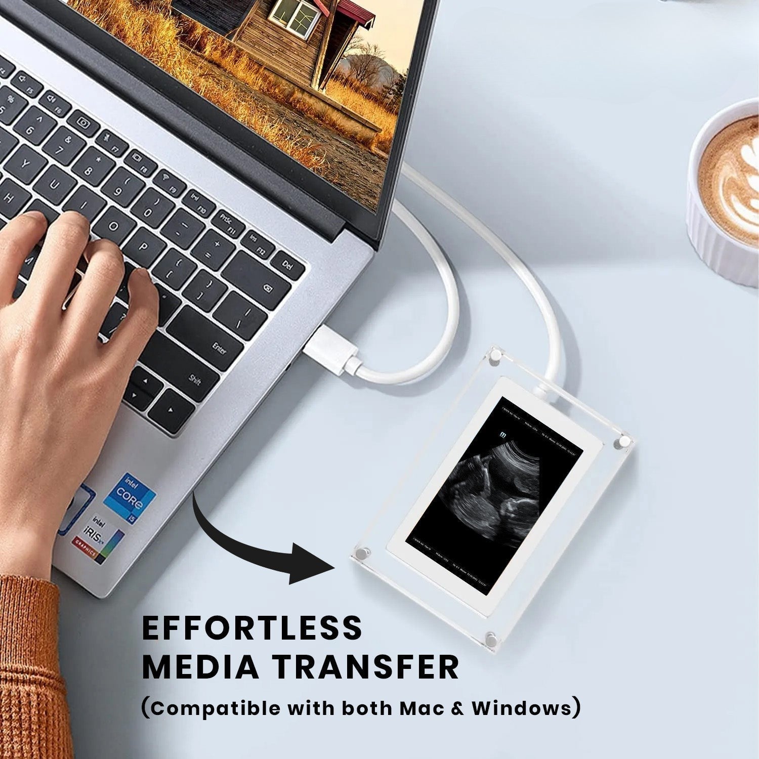 FrameIt™ - Digitaler Fotorahmen für elegante Erinnerungsdarstellung