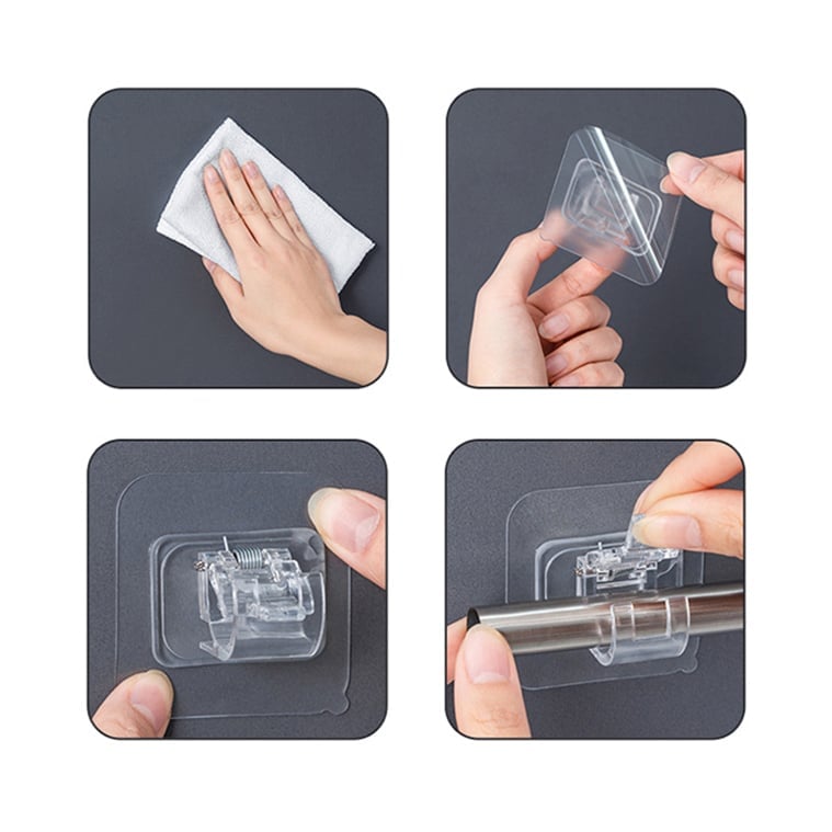 1+1 GRATIS | FlexHold Pro™ — Vorhänge perfekt aufhängen ohne Schäden oder Werkzeug