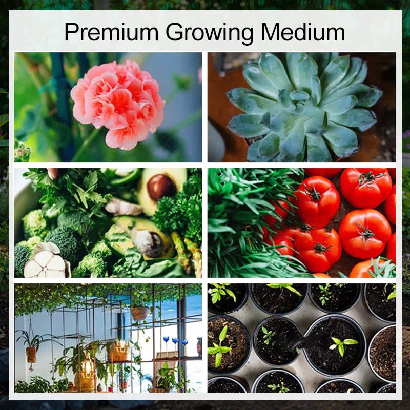 2+1 GRATIS |Premium Bio-Kokoserde Ziegel – Natürliches Pflanzenwachstum fördern