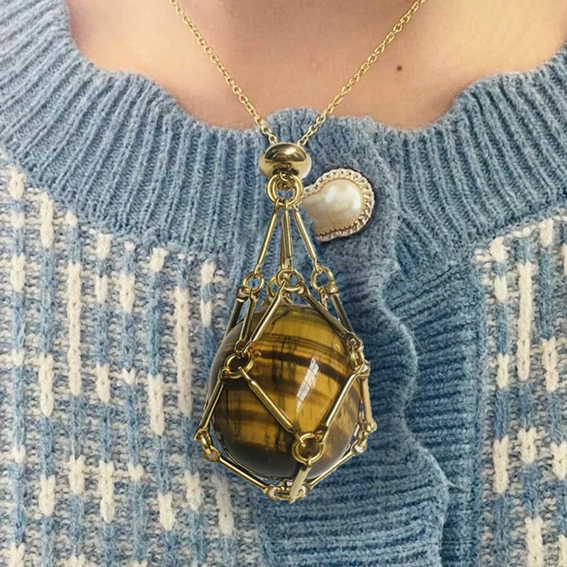 AuraPulse™ Halskette – Tägliche Ruhe, Selbstbewusstsein und magnetische Energie erleben