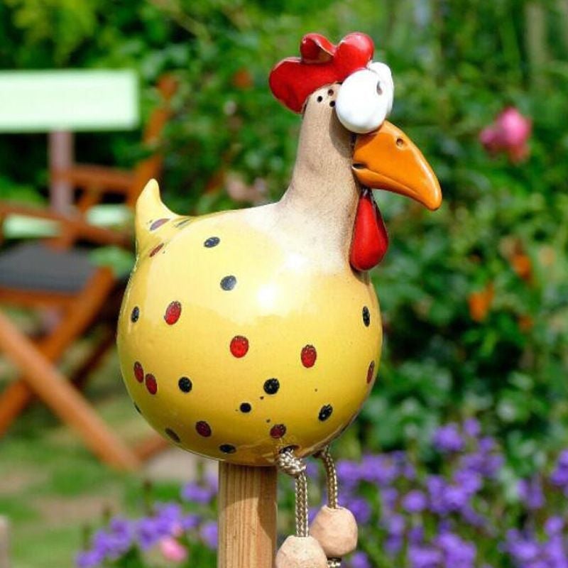 GardenCluck – Lustige Hühnerdekoration für Haus & Garten