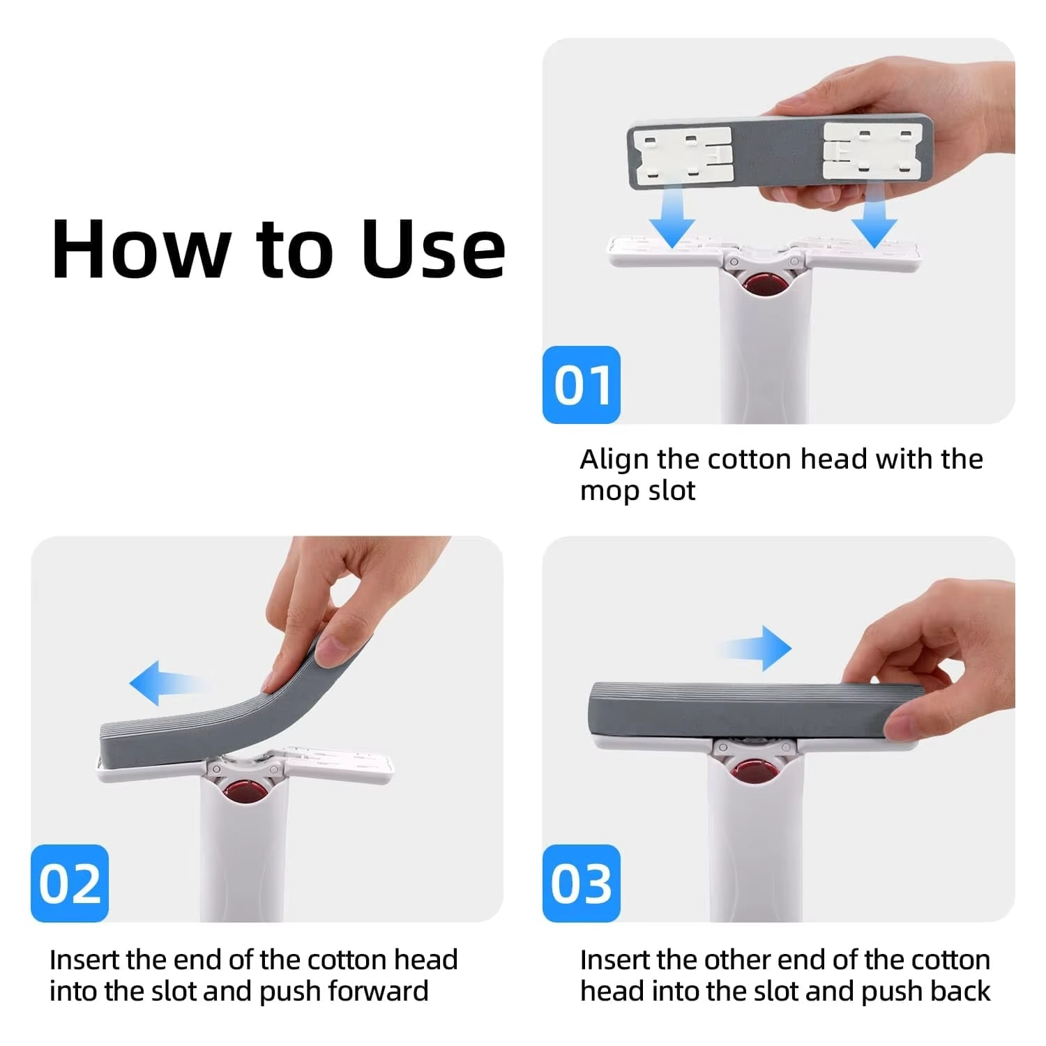 SwiftClean™ | Ultrakompakter Schwammmopp für die einfache, alltägliche Reinigung