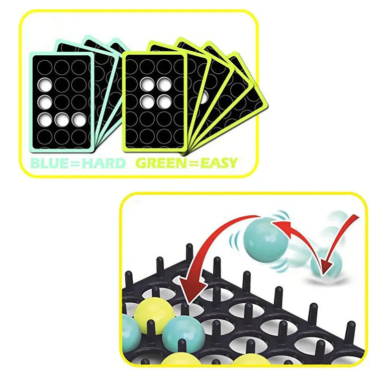 Jump & Jive™ Bounce Ball Brettspiel - Spielspaß für die ganze Familie